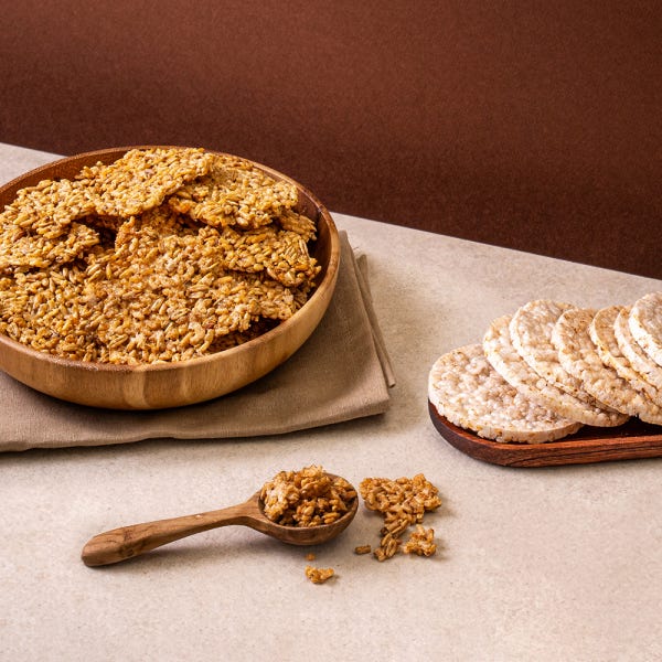 마음껏 먹어도 부담 없는 저당 귀리현미 누룽지 200g, 3개 & 저당 현미 뻥튀기 100g, 3개 (총 900g)