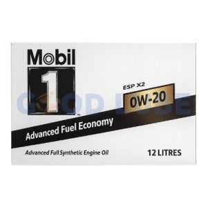 모빌원 ESP X2 0W20 API SP,C5,C6 올라운더 엔진오일 1L, 12개