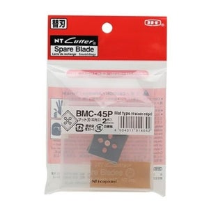 (NT커터) 11600 커터칼날 BMC-45P 사각/(2개입) (1개)