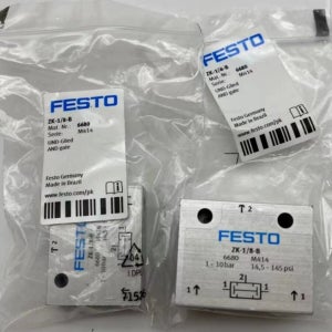 FESTO Festo G1 8 나사산 공기 포트 이중 압력 밸브 도어 ZK-1 8-B 6680