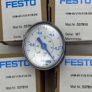 FESTO Festo 0 -1 음압 게이지 Y40 게이지 직경 진공 게이지 VAM-40-V1/0-R1/8-EN 537810