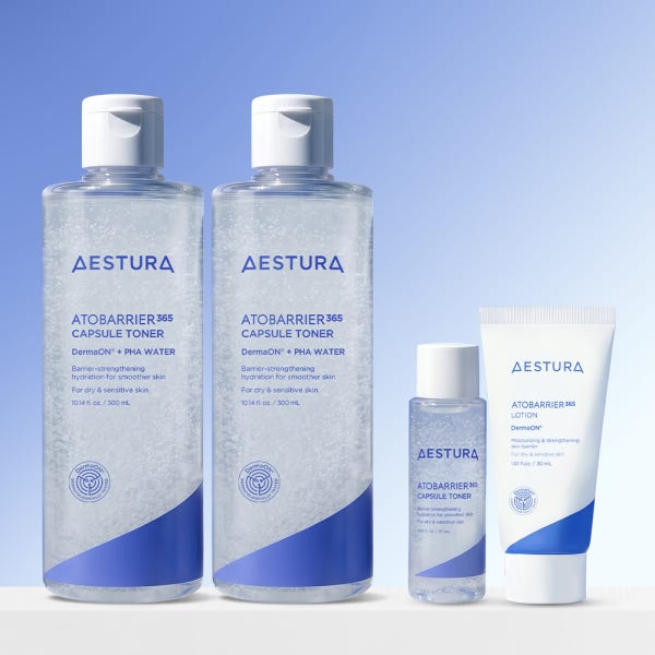 NEW [더블] 에스트라 아토베리어365 캡슐 토너 300ml x 2개
