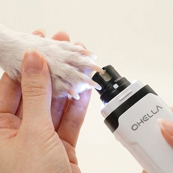 오엘라 PNG01 반려동물 발톱 그라인더 강아지 고양이 발톱깎이 미용 저소음