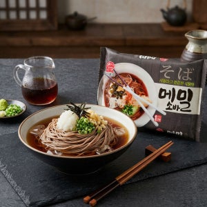 한일식품 본고장 메밀소바 냉모밀 12개 시원한 메밀국수 대용량