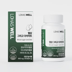 로하스웰 혈당 다이어트 바나바잎 추출물 코로솔산 영양제 60정, 3개