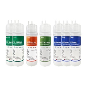 루헨스 정수기 필터 WHP-340S 자가교체 8인치 4종 1년세트 3+2+1+1 호환