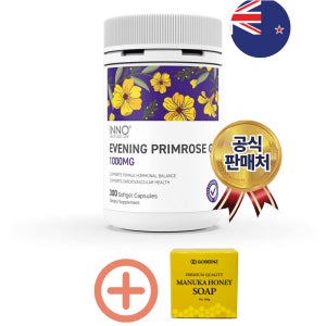 INNO Evening Primrose Oil 1000mg 300캡슐 달맞이꽃종자유