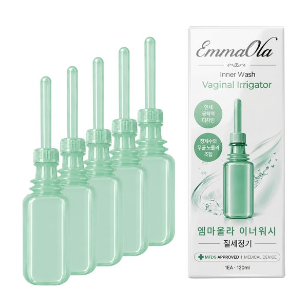 의료기기 질세정기 5개 엠마올라 이너워시 여성청결제 Y존 케어 일회용