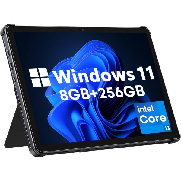 츄위 윈도우 11 태블릿 10.1 8GB RAM 256GB SSD 인텔 코어 i33.9GHz 2TB로 확장 가능 Windows PC IPS HD 터치스크린 4K HDMI 5MP 대표 이미지