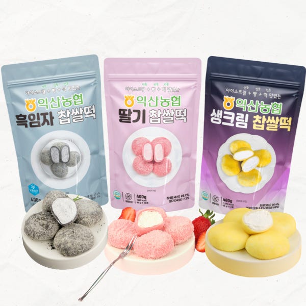 익산농협 생크림 찹쌀떡 시리즈 3봉