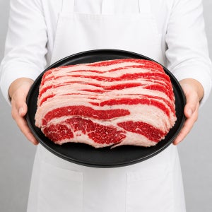 터치미트 우삼겹 500g 1kg 저녁메뉴 샤브샤브 숙주볶음 캠핑