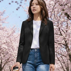 루즈핏 여성 블레이저 데일리 여성 정장 자켓 간절기 가을