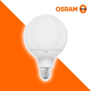 오스람 플리커프리 LED 볼전구 램프 E26 12W, 숏타입, 전구색