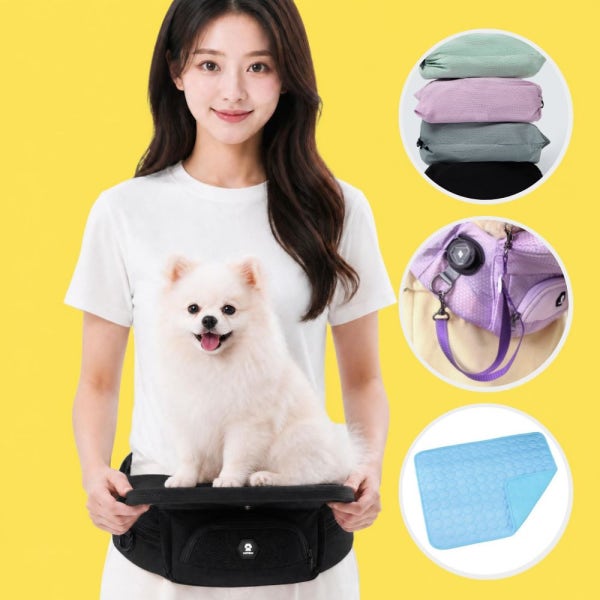 몽글 원터치 강아지 고양이 힙시트