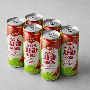 델몬트 스퀴즈 사과 240ml x 30캔 (소비기한 26년 6월 16일)
