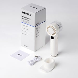 호맥스 휴대용선풍기 손 냉각 미니 핸디 BLDC 100단 HPF-5000