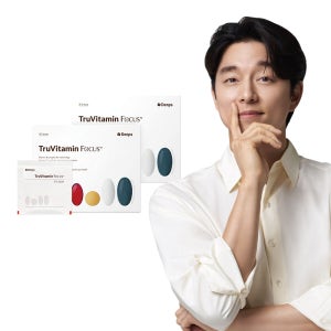 트루바이타민 포커스 멀티비타민 루테인지아잔틴 눈건강 영양제 30포, 2개