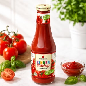 쯔베르겐비제 유기농 어린이 토마토 케찹 500ml 토마토 페이스트 79%