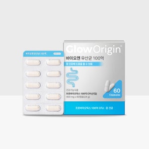 글로오리진 바이오젠 유산균 100억(19종 프로바이오틱스) 60캡슐, 1개