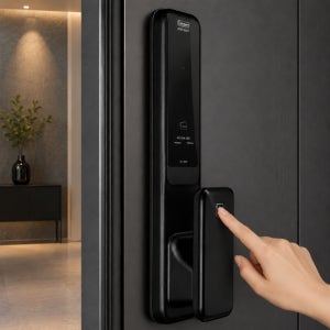 지문인식 도어락 푸시풀 도어록 현관문 디지털 번호키 카드키 게이트맨 GP-350R