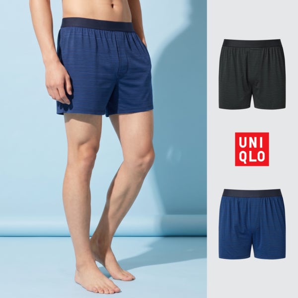 유니클로 에어리즘 남성팬티 남자트렁크 기능성 스트라이프 심리스 사각팬티