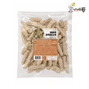 비바쿡 쫀득 탕수육 식자재 냉동 업소용 에어프라이어 냉동 간편식 대용량 튀김 1kg