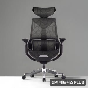 올즈 타이탄 PRO 풀메쉬 프리무빙 등받이 게이밍 컴퓨터의자 매트릭스 블랙 PLUS