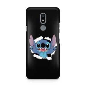 LG Q7 Q7플러스 만화 스티치 케이스 커플1번