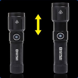 오담 스마트 빔 줌라이트(C타입) 써치라이트 작업용손전등 전술라이트