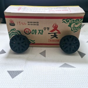 참살이 오로라40p 아래로타 야자숯 번개탄 착화탄 캠핑 바베큐 펜션 구이용숯