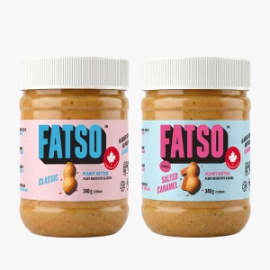 FATSO 팻소 MCT 슈퍼씨드 땅콩버터 클래식+솔티드캐러멜, 340g, 2개
