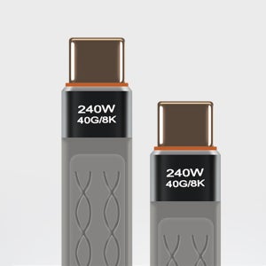 노트북 도킹 외장SSD 모니터연결 케이블 USB4 C타입 40Gbps 240W 8K 10cm