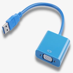 USB 3.0 to RGB VGA 영상 변환 컨버터 음성 미지원 젠더 HA175