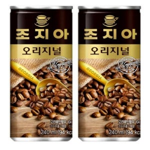 조지아 오리지널 캔커피 240ML 60캔 커피음료