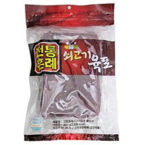 전통혼례 쇠고기육포 800g x 5개 코주부육포 대용량 안주 판육포