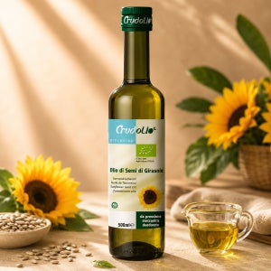 크루드올리오 유기농 해바라기씨유 해바라기유 500ml