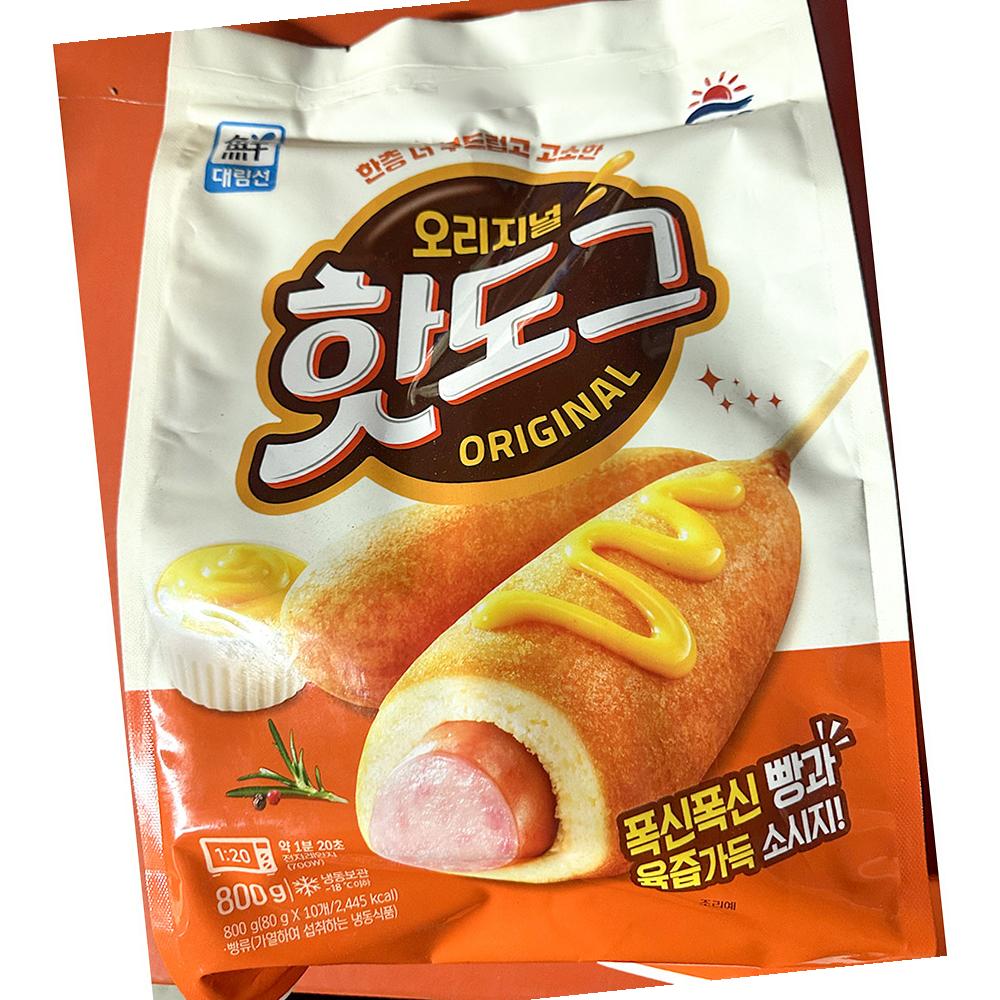 대림선 핫도그 냉동핫도그 간식 간편식