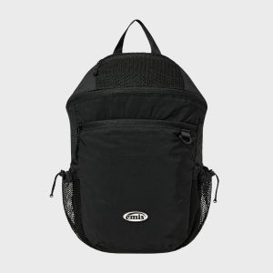 MESH NYLON BACKPACK-BLACK