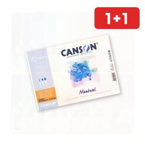 수채화지 캔손 몽발 수채화지 스케치패드 낱장 300g A5 (1+1)