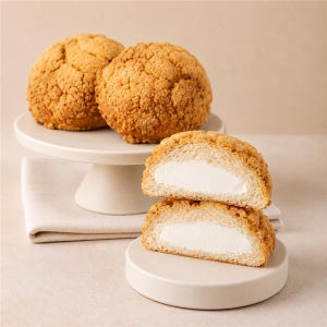 크림치즈 소보로빵 90g 10개입 식사대용 간식 티타임 홈카페 디저트