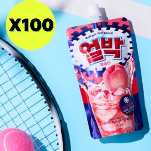 박카스 얼박 복숭아 에너지 음료 대용량 210ml X100개 BNS