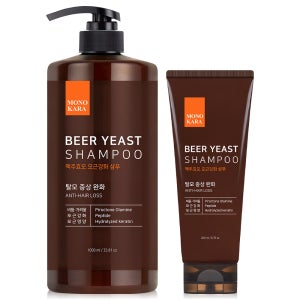 맥주효모 샴푸 린스 1000ml+200ml 1개 대용량 탈모샴푸 저자극 약산성 두피 가려움