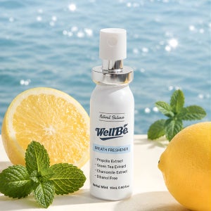 웰비앤코 프레시브레스 구강 유산균 무에탄올 구강스프레이 15ml, 1개