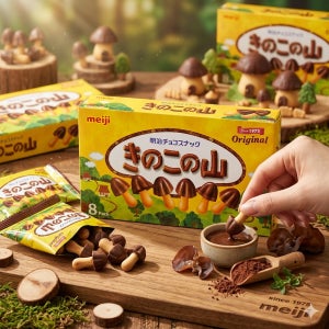 메이지 키노코노야마 528g / 66g x 8 초코송이 일본과자 코스트코
