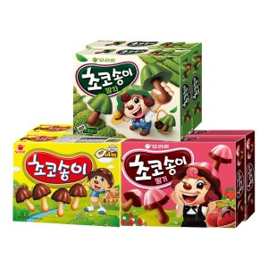 오리온 초코송이+딸기+말차 144g 2개씩 (총 6개)