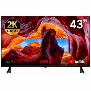 와우피프티 FHD LED 스마트TV 중소기업 대형 소형 109cm(43인치), 고객직접설치 스탠드