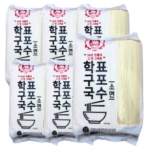 학표 구포국수 소면 3kg x 6개