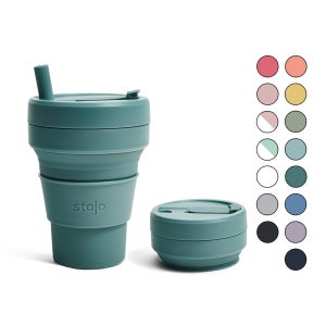 스토조 접이식 실리콘 텀블러 비기 컬렉션 470ml, 유칼립투스
