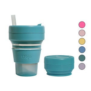 스토조 접이식 실리콘 텀블러 비기 컬렉션 470ml, 젤리 유칼립투스