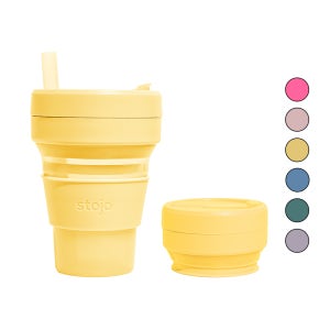 스토조 접이식 실리콘 텀블러 비기 컬렉션 470ml, 젤리 미모사
